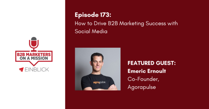 Emeric Ernoult b2b marketing using social media -podcast artwork